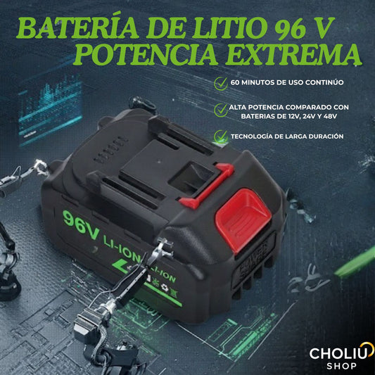 Hidrolavadora Recargable Inalámbrica 96v Alta Presión