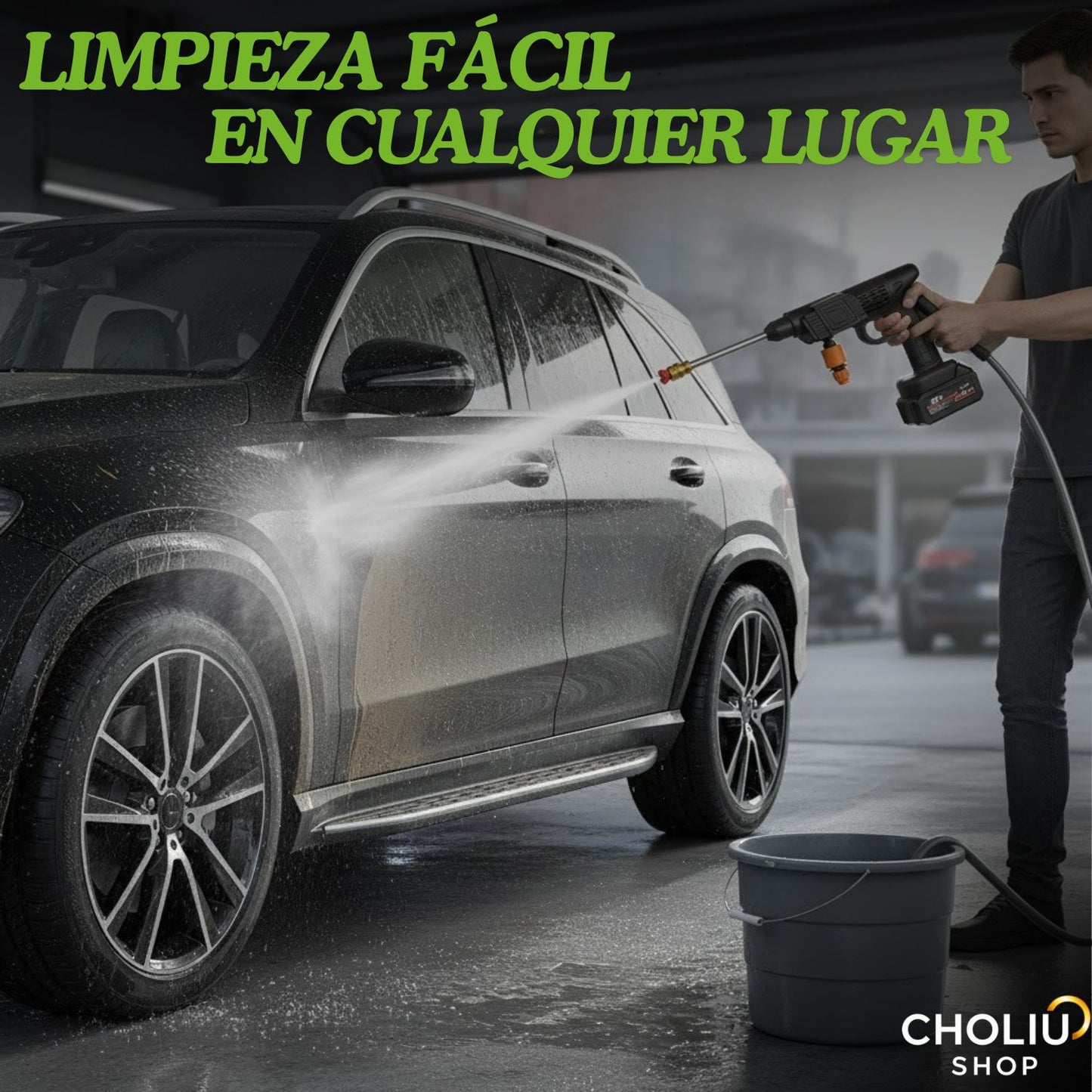 Hidrolavadora Recargable Inalámbrica 96v Alta Presión