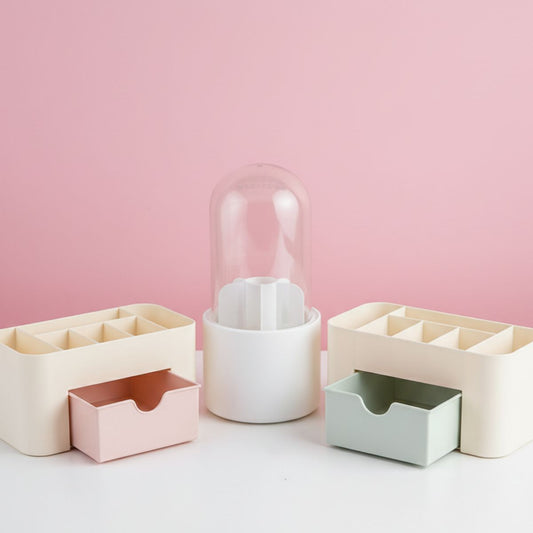 Set de 3 Organizadores para Maquillaje, Baño y Oficina